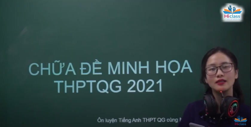 CHỮA ĐỀ THI MINH HỌA TỐT NGHIỆP THPT