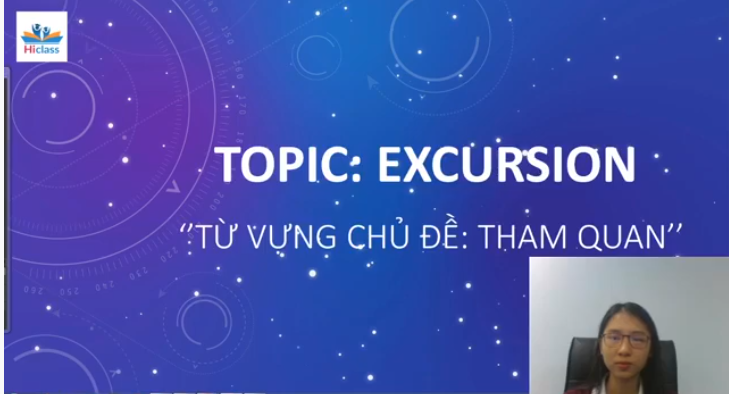 TỪ VỰNG CHỦ ĐỀ THAM QUAN