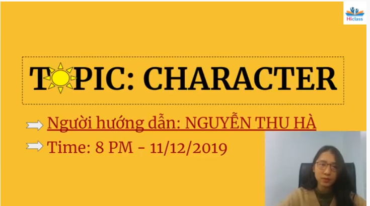 TỪ VỰNG CHỦ ĐỀ TÍNH CÁCH (PHẦN 1)