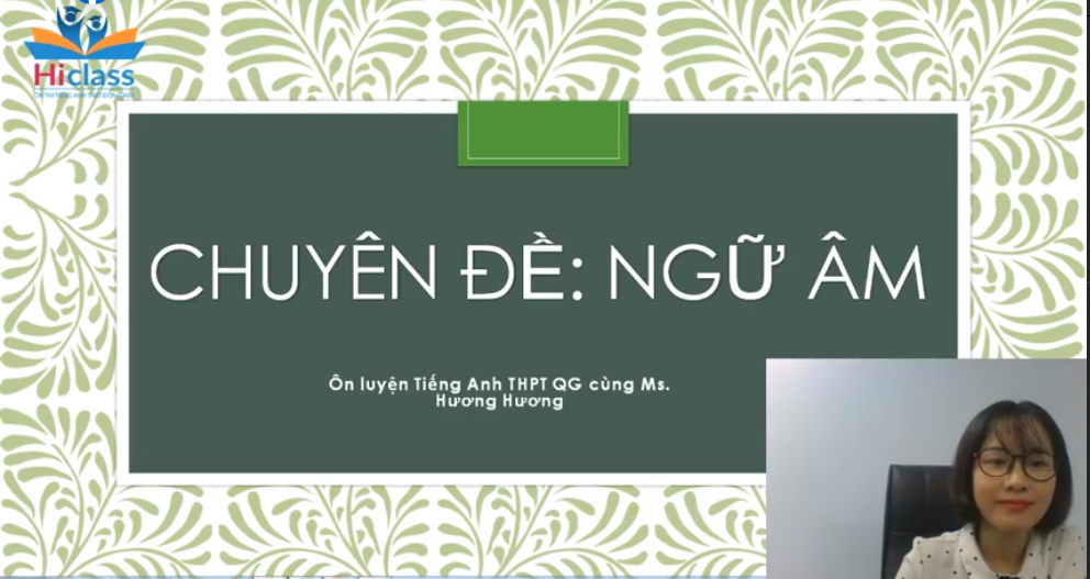 NGỮ ÂM (PHẦN 1)