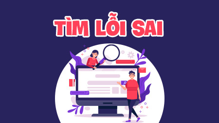 Tìm lỗi sai
